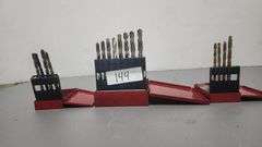 MATCO TOOLS DRILL BIT SET USA COLBAT STEEL 13 PIECE 1/16"-3/8", AND 2 MATCO TOOLS DRILL BIT SET USA COLBAT STEEL 13 PIECE 1/16"-1/4"