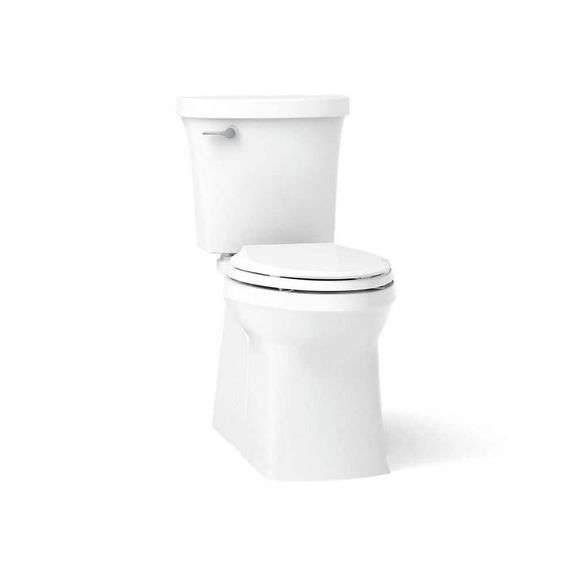 [MSRP: $449.00] KOHLER Valiant the Complete Solution 2-Piece 1.28 GPF Single-Flush Elongated Toilet in White