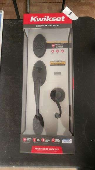 KWIKSET SMARTKEY FRONT DOOR LOCK SET SECURITY DEADBOLT KICK IN RESISTANT BUMP PROOF PICK RESISTANT