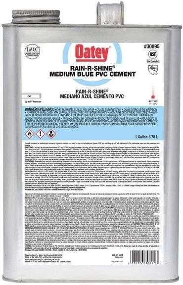 Oatey 1 Gallon PVC Cement Model # 3784
