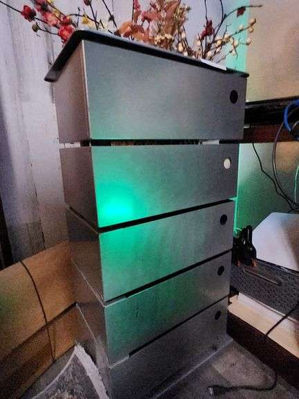 ITALIAN DOTTUS PIVOT MODERN STORAGE CABINET VALUE $50