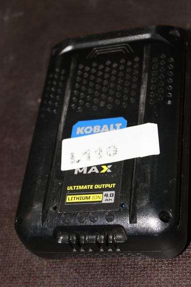 Kobalt 40 -Volt, 4 Ah 1 -Pack Lithium Ion (Li-Ion) Battery Retail:$180 ...