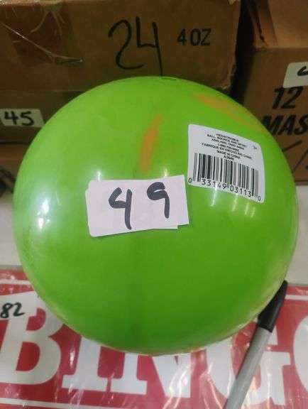 HEDSTROM Ball, Bounce and Sport A3640. This is a durable inflatable ball designed for bouncing and various recreational sports activities for ages 3 and up. - $14.00