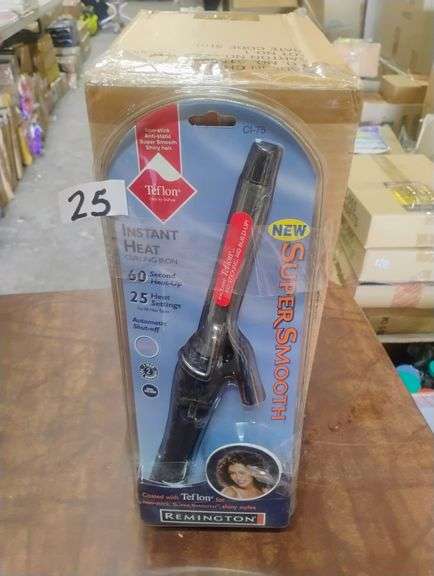 Remington CI-75 Instant Heat Curling Iron. This Remington curling iron provides instant heat with a Teflon-coated barrel to create super smooth and shiny hair styles. - $25.00