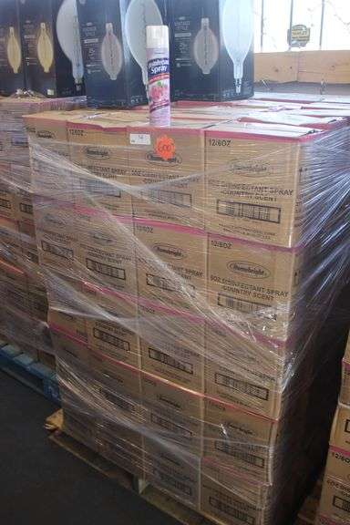 HOMEBRIGHT DISINFECTANT SPRAY 6 OZ $5.99 each (selling by the bottle. this is a pallet)