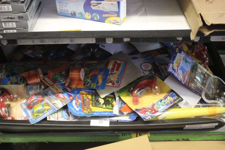 BIN OF ASSORTED KIDS TOYS