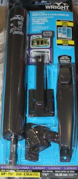WRIGHT SCREEN & STORM DOOR CLOSER & LATCH COMBO KIT $21.99 each