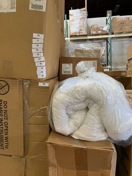 [✓] [MSRP: $87.00] Hollander Avendra Down Altenrative Comforter Sewn Through Box, Full, Case of 2