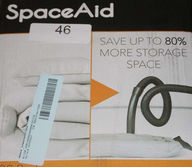 SPACEAID 20 PACK VACUUM STORAGE BAGS $25.99