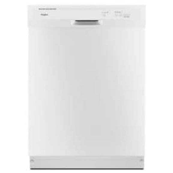 [MSRP: $341.00] Whirlpool 55-Decibel Built-In Dishwasher (White) (Common: 24 Inch; Actual: 23.875-in) ENERGY STAR