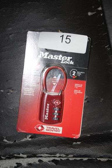 MASTER LOCK 1-1 1/2" 38mm TRAVEL SENTRY