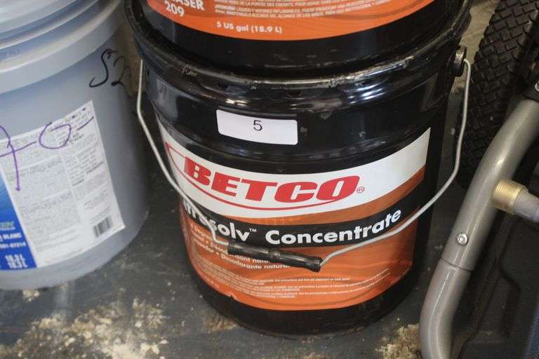 BETCO CITRUSOLV CONCENTRATE (5 GAL) - NATURAL CITRUS DEGREASER & DEODERIZER $309.82