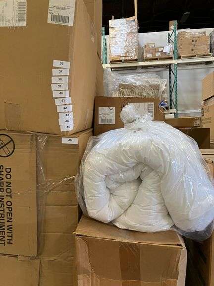 [✓] [MSRP: $87.00] Hollander Avendra Down Altenrative Comforter Sewn Through Box, Full, Case of 2
