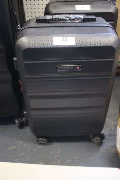 SWISSBRAND EXPANDABLE HARDSIDE LUGGAGE WITH SPINNER WHEELS