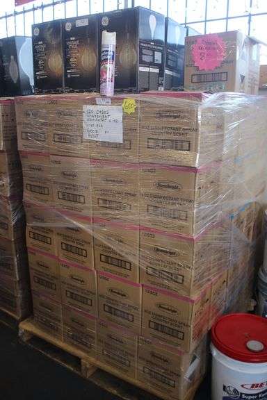 HOMEBRIGHT DISINFECTANT SPRAY 6 OZ $5.99 each (selling by the bottle. this is a pallet)