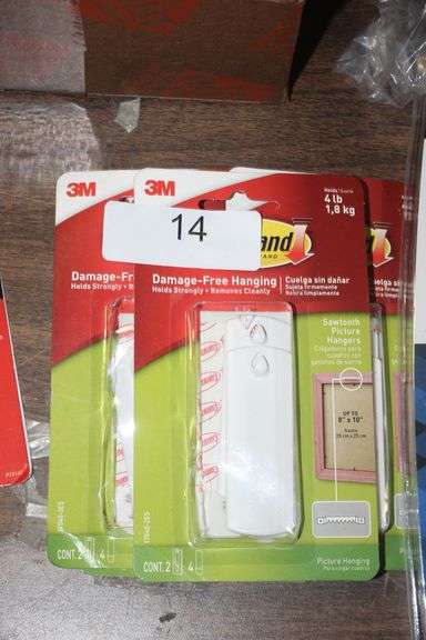 3M COMMAND DAMAGE-FREE SAWTOOTH PICTURE HANGERS