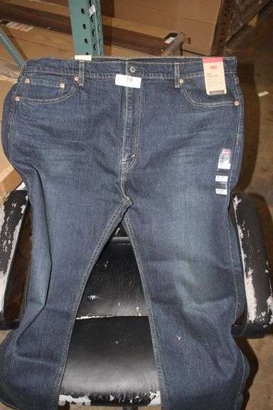 LEVI'S 505 REGULAR STRETCH STRAIGHT LEG MEN'S JEANS SIZE 44x30 $59.99
