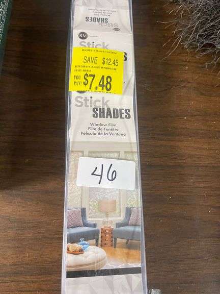 ETCHED GLASS STICK SHADE