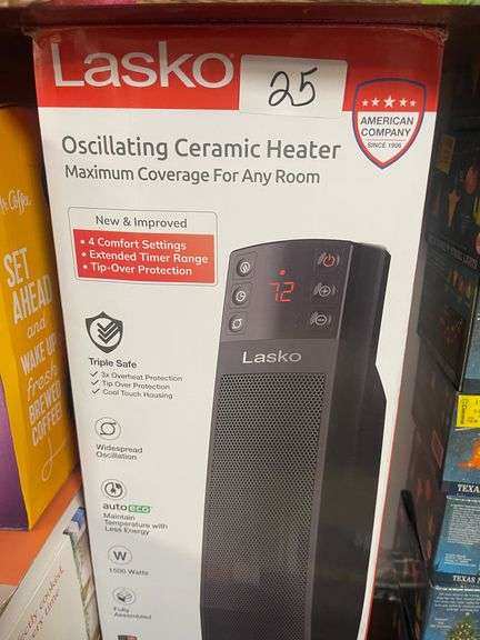 LASKO OSCILLATING CERAMIC HEATER