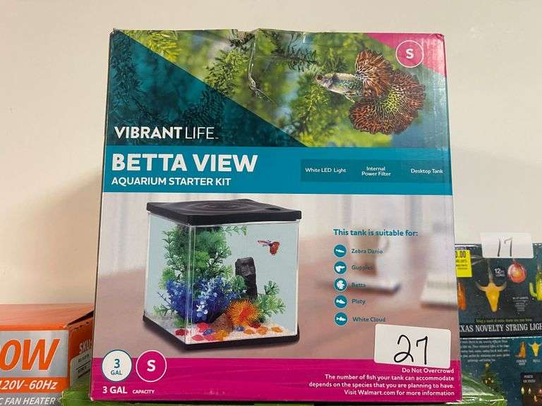BETTA VIEW AQUARIUM STARTER KIT