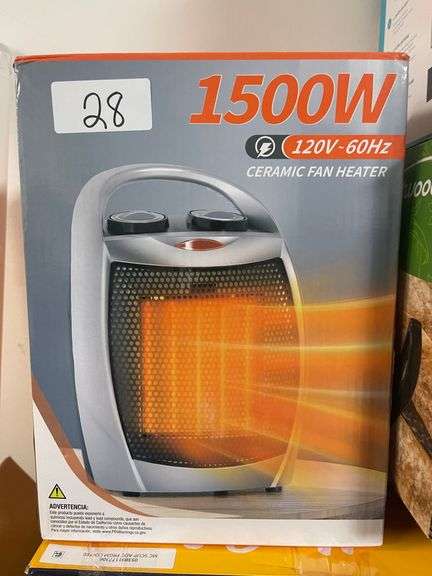 1500 WATT CERAMIC FAN HEATER