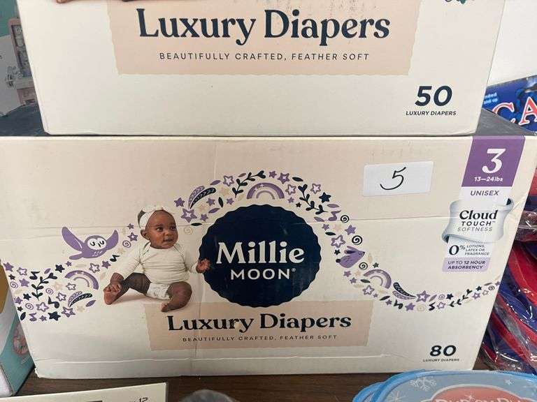 MILLIE MOON DIAPERS UNISEX SIZE 3