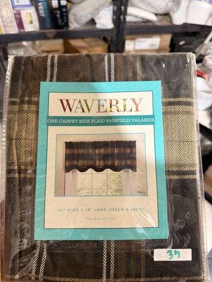 Waverly- Plaid Fairfield Valence