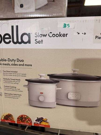 Bella, slow cooker set
