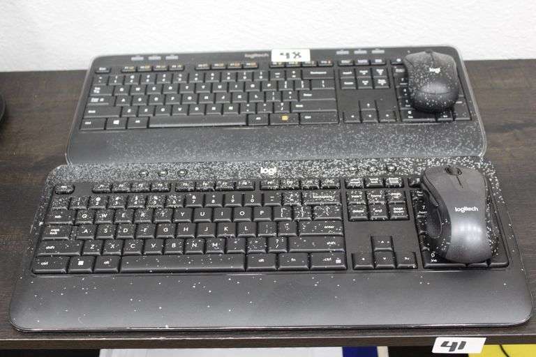 LOGITECH WIRELESS KEYBOARDS AND MATCHING MOUSE