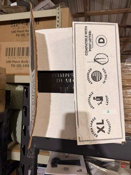Black mailbox