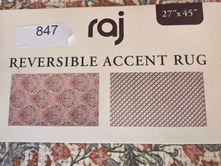 RAJ REVERSABLE RUG 27X45