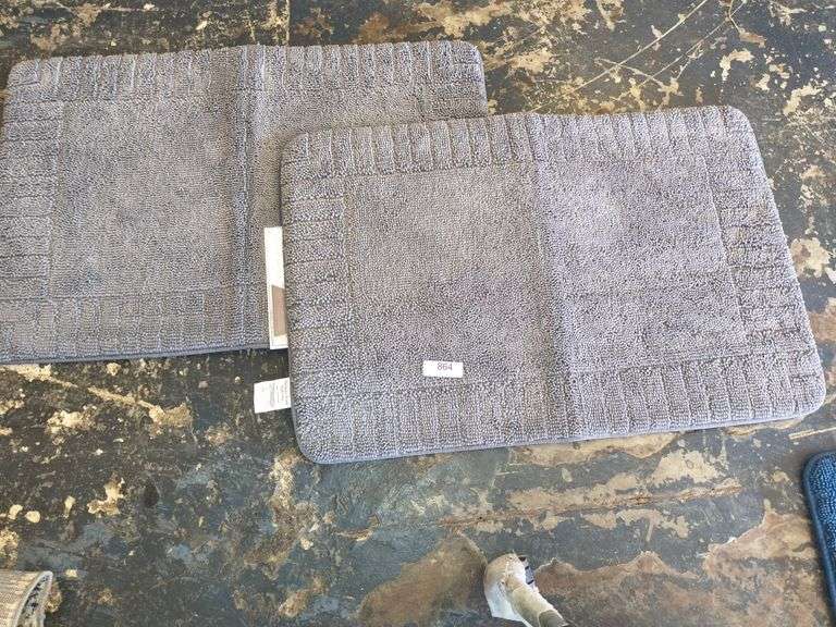 2X3 MEMORY FOAM BATH MATT GREY