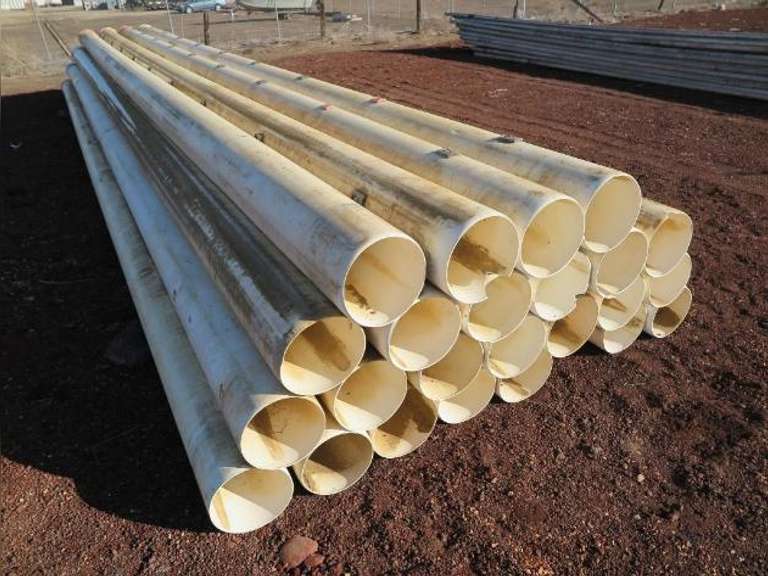 750' - 10" x 30' Gated PVC Pipe - 40" Gates - Price For All