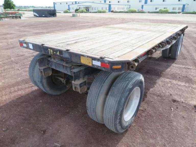 1986 Utility - 20' x 96" Flatbed Pup Trailer