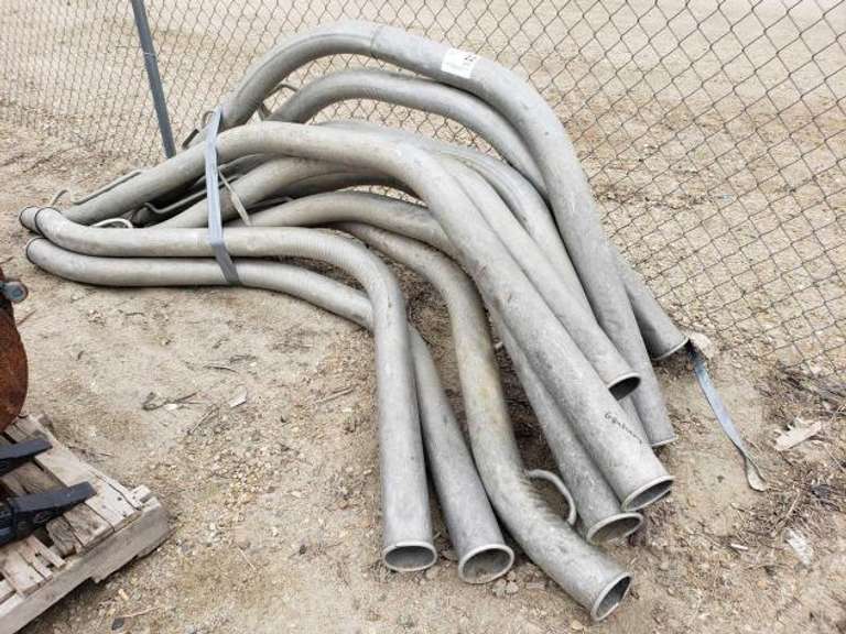 (10) 4"x116" Aluminum Siphon Tubes
