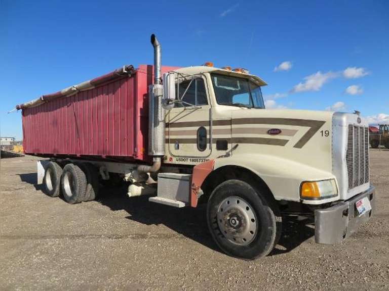 1991 Peterbilt 377 With 22' Spudnik Self Unloading Bed