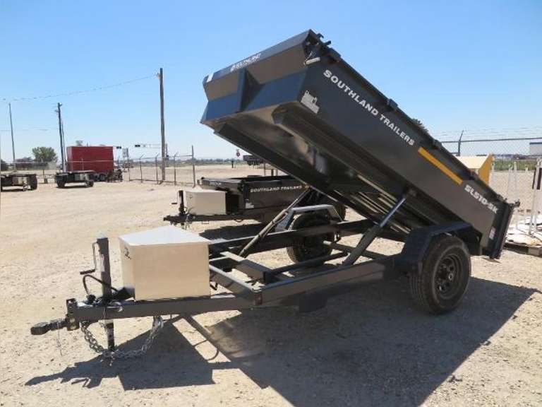 Southland Trailers SL510-5K • 5’Wx10’L Single Axle Dump Trailer