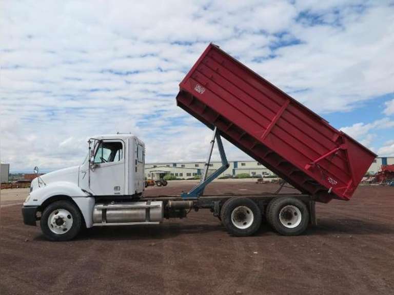 2005 Freightliner Colombia with 18'  Aulick Bed & Hoist