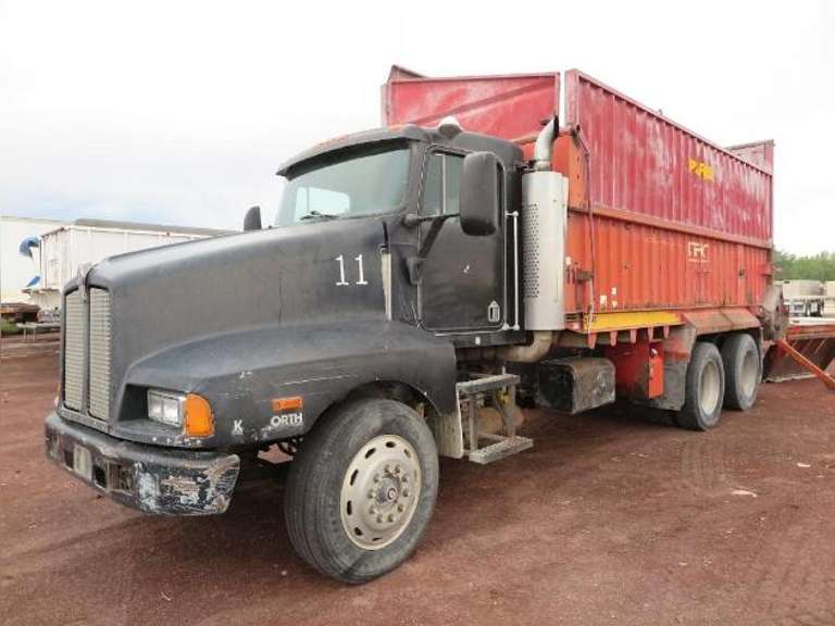 1990 Kenworth T600A11 Truck W/20' Dirks Live Floor Silage bed