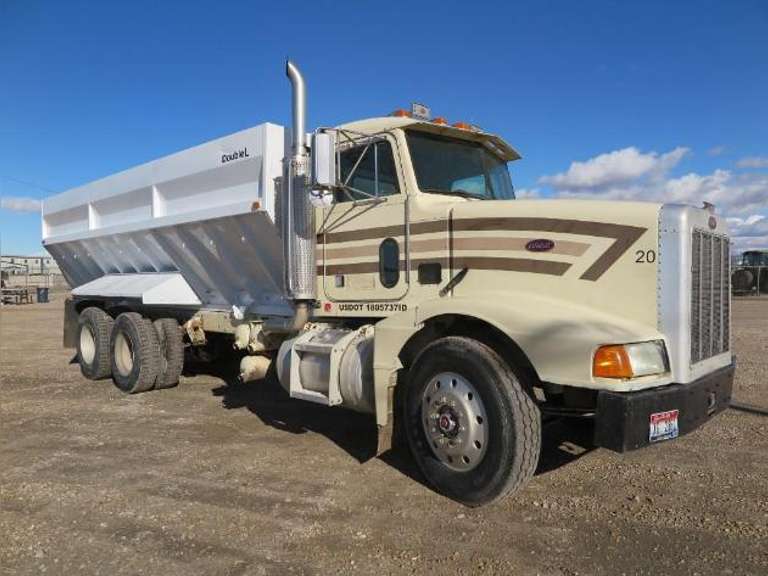 1991 Peterbilt 377 - With Double L 22' Self Unloading Bed