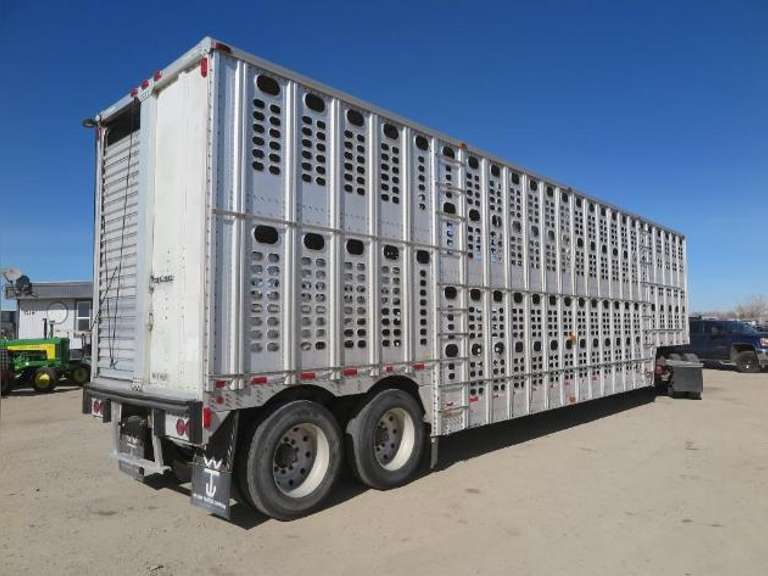 1989 Wilson 46' Aluminum Livestock Trailer Armstrong Western LLC