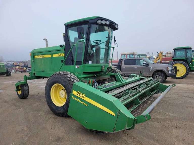 John Deere 4895 Windrower W/JD 896 Header