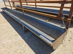 (1) 24’ Heavy Duty Livestock Panel with Feed Trough and Adjustable Headrail
