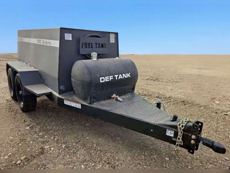 Def Trailers 2026 Industrias America 750 Gallon Baffled Portable Fuel Tank Trailer ...