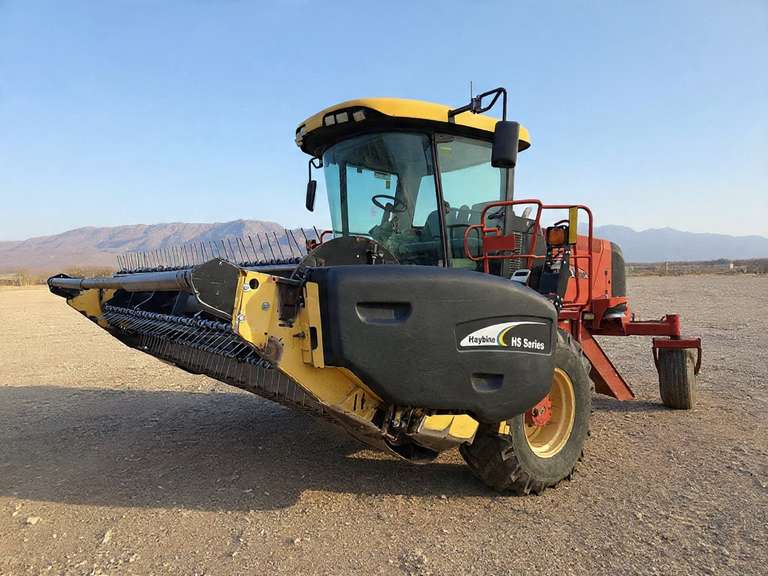 New Holland HW325 Windrower w/ Haybine 14’ HS Head