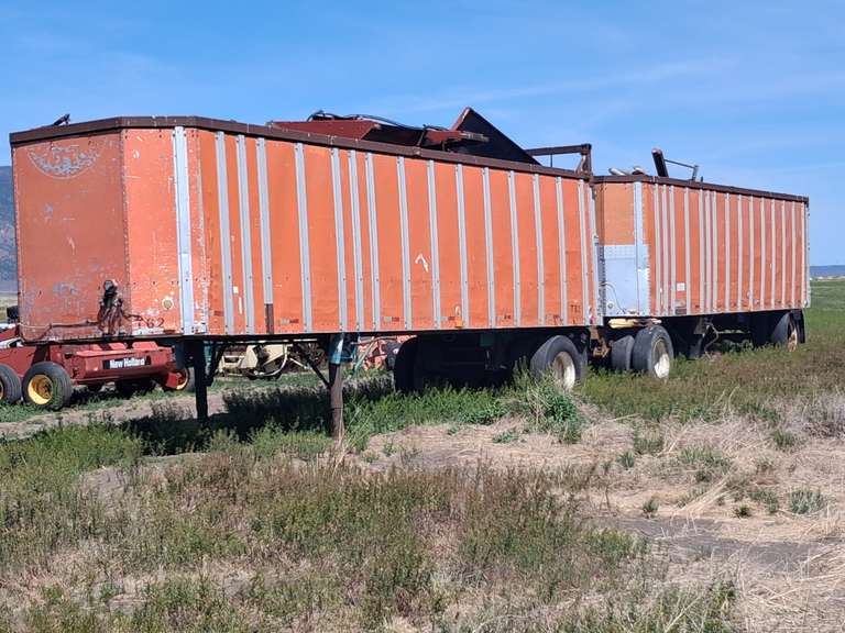 (2) Scrap Trailers Full Of Scrap Metal - NO TITLES