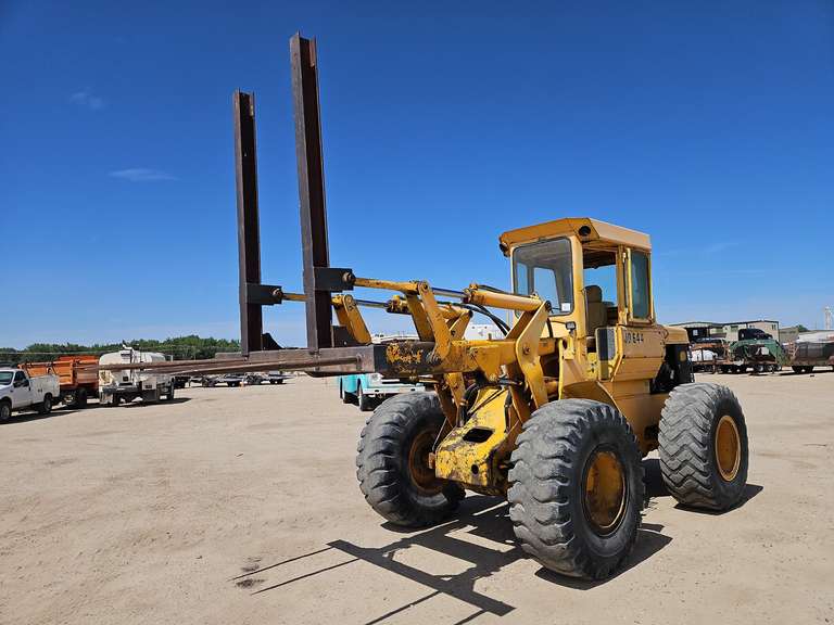 John Deere 644 Wheel Loader w/ Hayfork and Bucket