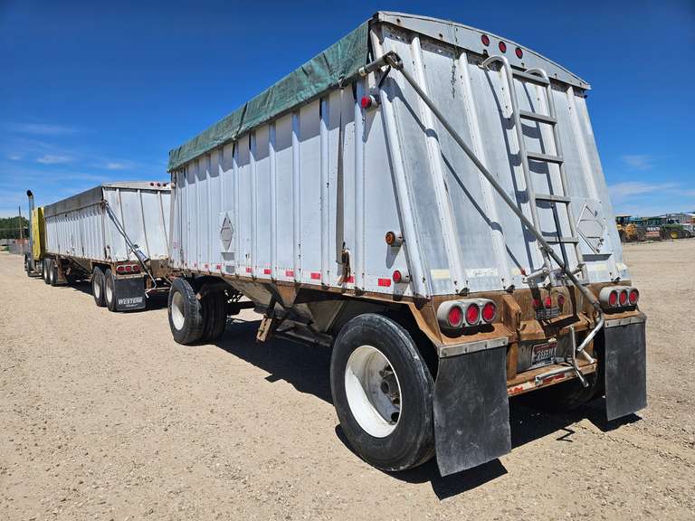 Western  36’/20’ Hopper Bottom Set of Trailers