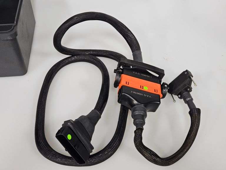 Volkswagen Audi OEM VAG 1598/58 Diagnostic Test Cable and Adapter