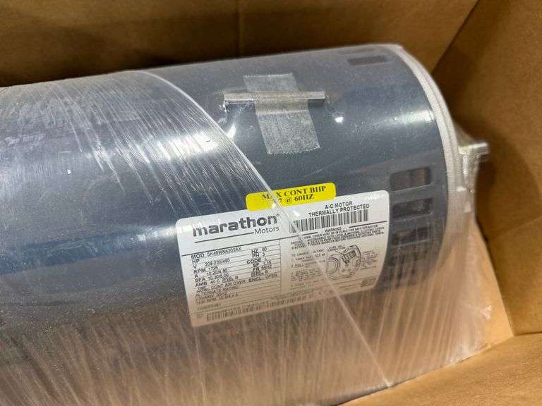 Carrier HD60FK651 Indoor Blower Motor Marathon 5K49WN4203AX  3HP 1725 RPM